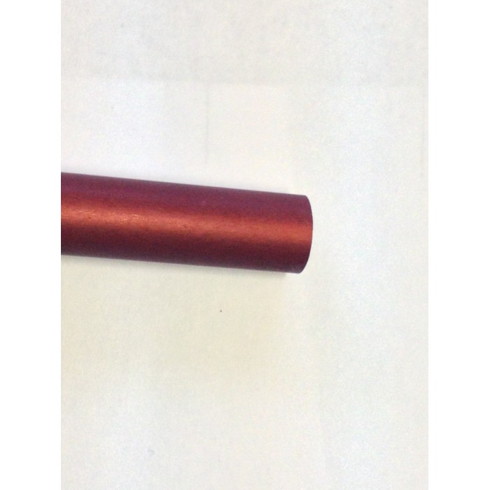 tubo alluminio UNI 7075 T9 colore rosso D 10 SP.0,5